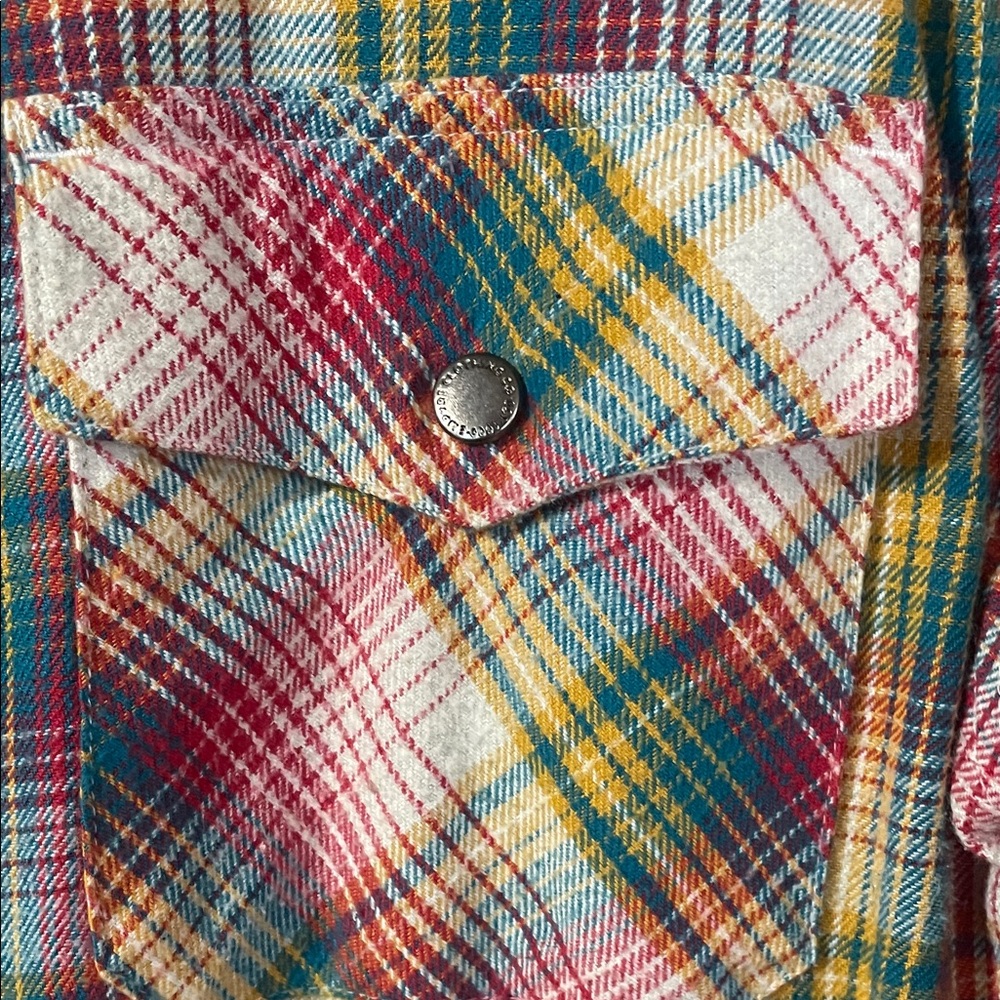 Empyre Multicolor Plaid Hooded Shirt - Picture 3 of 6